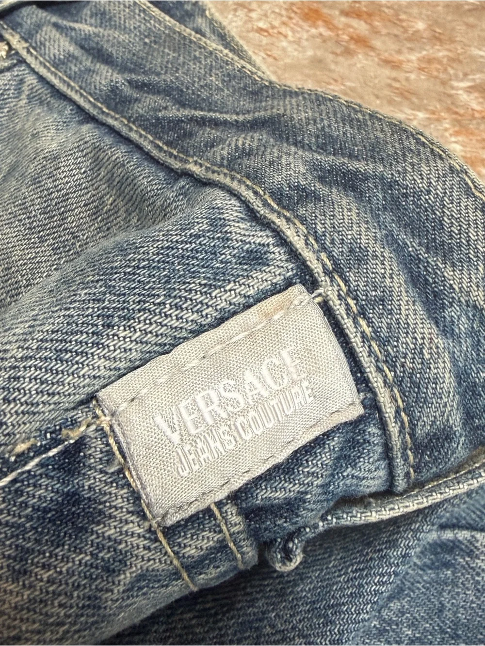 Versace Light Blue Denim Jeans